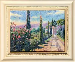 Buy Diane Monet, Cypress Road, Oil On Canvas, Signed • 2,151.90£