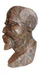 Buy African American Man Stone Sculpture Hand Carved  • 27.18£