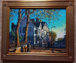 Buy London Pub:   The Grange   ,  Havestock Hill, Hampsted Oil Painting • 39.99£