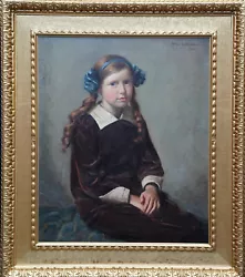 Buy Allan Newton Sutherland Scottish  Art 1914 Female Girl Portrait Oil Painting  • 5,500£