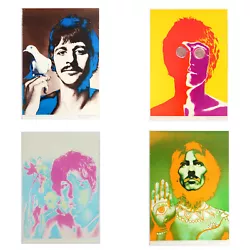 Buy Beatles Psychedelic Posters 1967 Available As A Set Of 4 • 12.99£