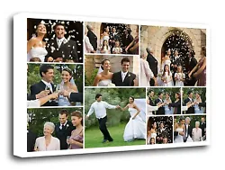 Buy Your Photo Collage Canvas Canva Prints - Personalised On Box/Wrapped Many Size • 27.99£