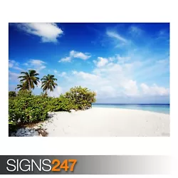 Buy NATURE BEACH (3255) Beach Poster - Picture Poster Print Art A0 A1 A2 A3 A4 • 1.10£