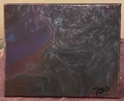 Buy Abstract Acrylic Painting  Purple Haze  Painted By A Local Ozark Artist -- ME!   • 20.66£