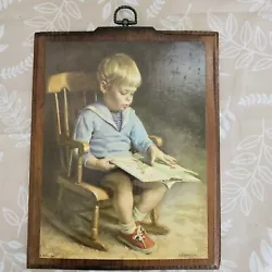Buy Gary Print By James Ingwersen On Wood Plaques Vintage Wall Decor • 9.44£