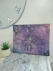 Buy Original Acrylic Painting On Canvas 40X50cm Space Galaxy Art Infinity Home Wall  • 32.95£