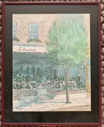 Buy Blenheim Terrace, L'Aventure, Pamela Plant, Original Watercolour (Framed) • 50£