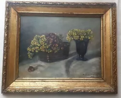Buy RICHARD PIETZSCH 1872-1960 Brilliant Original Signed Oil Painting 1931 Flowers • 225£