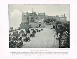 Buy Edinburgh Castle Esplanade Scotland Antique Print Old Picture C1900 PS#10 • 5.99£