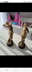 Buy Vintage  F. Preiss Art Deco Bronze Nude Aphrodite Ladies  Two Figures × 2 • 155£