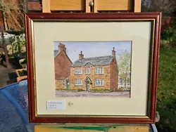Buy Ollerbarrow Farm Hale (cheshire) Watercolour By John Platts Local Artist • 34.99£