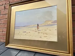 Buy Sir John Rogers Original Antique Watercolour Painting Egypt Landscape Nile • 400£