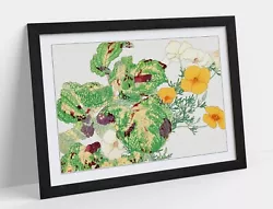 Buy Konan Tanigami, Coleus & California Poppy -framed Art Poster Paper Print 4 Sizes • 14.99£