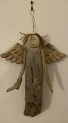 Buy Hanging Drift Wood Angel - Folk Art • 12£