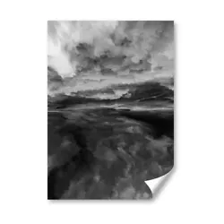 Buy A5 - BW - Painting Landscape Sunset At Sea Print 14.8x21cm 280gsm #43323 • 3.99£