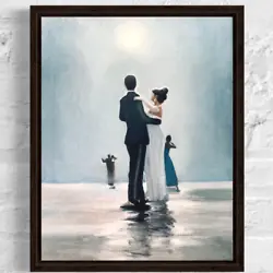 Buy Oil Painting Study Of Jack Vettriano Dance Me To The End Of Love | 11x14  • 99.53£
