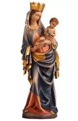 Buy Statue Of Madonna With Jesus Child Wooden Of Val Gardena Various Measures • 12,031.34£