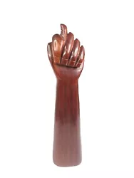 Buy Vintage Mid 20th Century Carved Brazilian Rosewood Figa Good Luck Fist Sculpture • 37.95£
