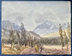 Buy Antique Watercolour Painting - Mountain Landscape, George Chance, C.1880 • 8£