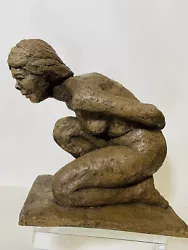 Buy Bronze Female Nude Kneeling Sculpture Attributed To Frank Dobson Unsigned 20cm • 250£
