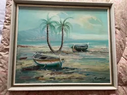 Buy Original Signed Framed Oil Painting - Lanzarote - Local Artist • 40£