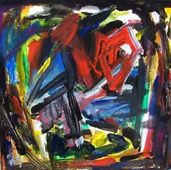Buy Modernist ABSTRACT PAINTING Expressionist MODERN ART THROUGH THE HEART FOLTZ $ • 40.34£