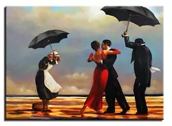 Buy Jack Vettriano-The Singing Butler 150x100cm Oil Painting Canvas Signed Mural • 448.08£