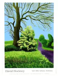 Buy David Hockney Poster 660 X 475mm 26in. X 18.7in. Landscape Painting Mint • 173.75£