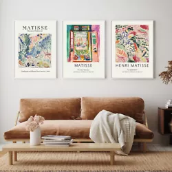 Buy Henri Matisse Abstract Canvas Painting Still Life Artwork Modern Home Room Decor • 3.71£