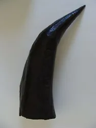 Buy Rare And Old Horn Carved In Wood, From Congo, Ebony Folk Art? • 31.71£