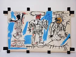Buy Jean-Michel Basquiat (Handmade) Acrylic Painting Signed And Sealed 50x80 Cm. • 790.61£