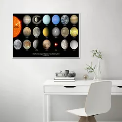 Buy Canvas Prints Wall Art Universe Space Stars Painting Hanging Pictures Home Decor • 6.10£