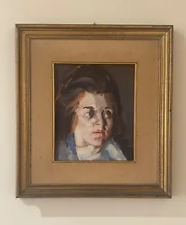 Buy Harold Riley (1934-2023) Oil On Board Painting Portrait Of A Girl • 1,100£
