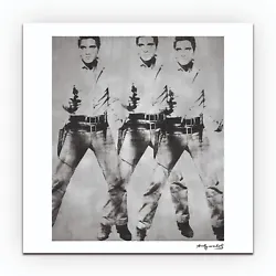 Buy Andy Warhol - Elvis Presley - Cowboy - Limited Lithograph Art Painting Print #3 • 100£