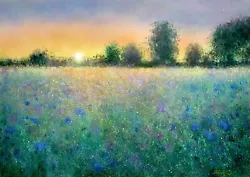 Buy Summer Garden Song - Sunlight, Impressionistic Landscape  - By J TAYLOR • 195£