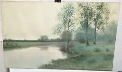 Buy George Howell Gay Original Watercolor River Landscape Painting Unframed • 845.77£
