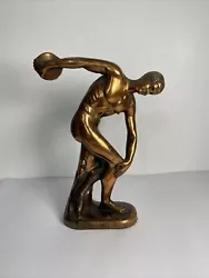 Buy After The Antique Figure Of A Discus Thrower Male Nude Figurine Sculpture • 49£