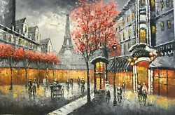 Buy Original Oil Painting City 24 X 36 Inches #1 • 82.69£