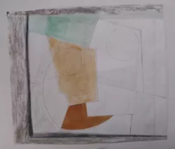 Buy Ben Nicholson Painting/Drawing On Paper Signed (St Ives School)  • 220£