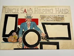 Buy ANTIQUE PAINTING ILLUSTRATION JOSEPH L KRAEMER LISTED FAMOUS Uncle Sam Iconic • 1,063.12£