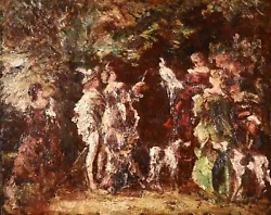 Buy Antique Painting. Adolphe Monticelli 1824 - 1886. French. Oil On Board. • 9,999.99£