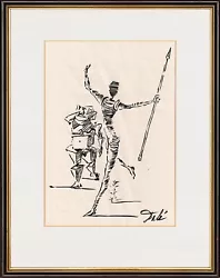 Buy SALVADOR DALI - Old Sketch INK - GREAT ART !!!  • 55.12£
