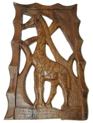 Buy Beautiful Hand Carved Wall Hangings In Mahogany Wood From Africa • 18.29£