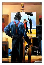 Buy Jack Vettriano - 60x90cm Oil Painting Hand Painted Canvas Signed Wall G16836 • 151.59£