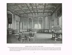 Buy Windsor Castle State Dining Room Antique Old Picture Print C1896 TQL#285 • 5.49£