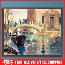 Buy Paint By Numbers Kit On Canvas DIY Oil Art Boat Picture Home Wall Decor50x40cm • 7.52£