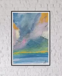 Buy Original Abstract Landscape Painting  • 15£