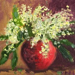 Buy Lilacs Flowers Original Oil Painting Signed Impasto Still Life Floral Art • 37.73£