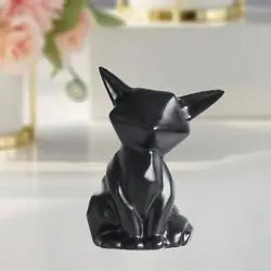 Buy Modern Geometric Fox Statue Ornament Cafe Shopwindow Sculptures Animal Abstract • 14.11£