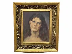 Buy Antique Oil On Canvas Portrait Painted Attributed To Harold Speed  • 295£